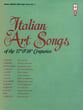 Italian Art Songs of the 17th & 18th Centuries, Vol. 1 Vocal Solo & Collections sheet music cover